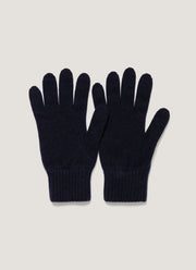 Cashmere Gloves in Navy