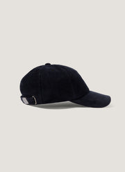 Men's Corduroy Cap in Navy