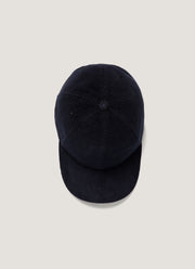 Men's Corduroy Cap in Navy