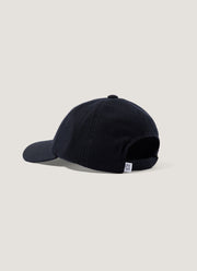 Men's Textured Wool Cap in Navy