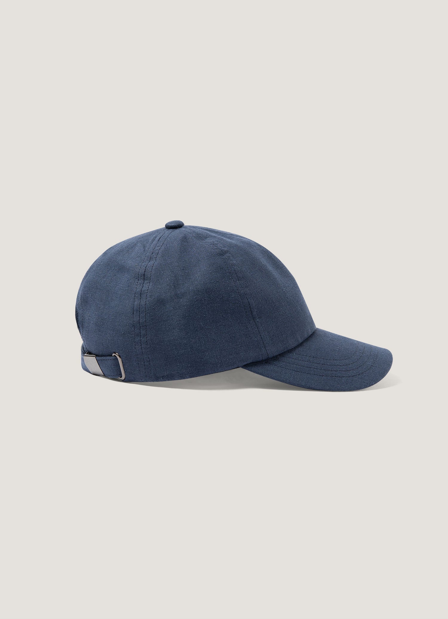 Men's Linen Cap in Light Navy | Sunspel