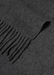 Cashmere Scarf in Charcoal Melange