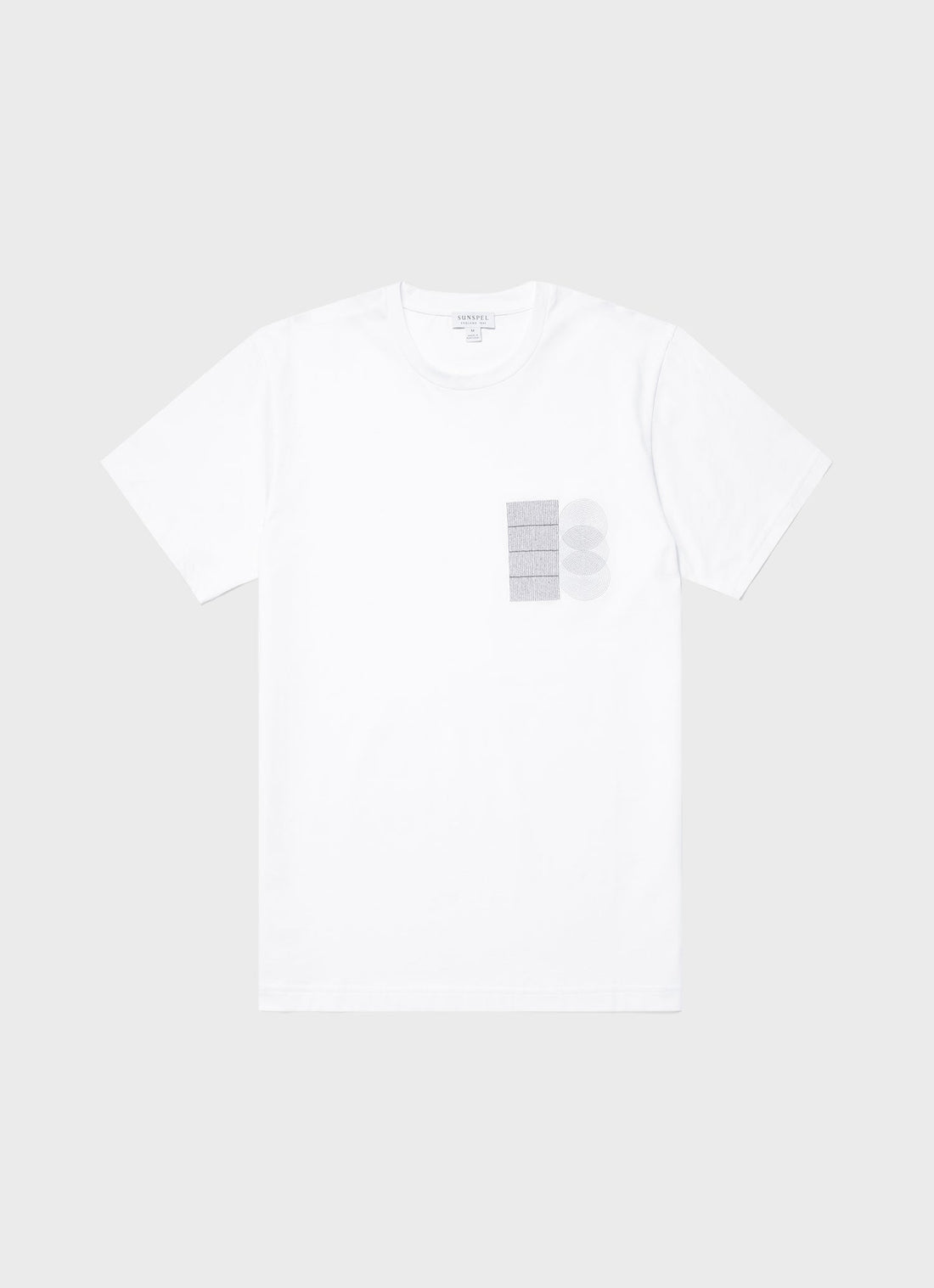 Men's Craig Ward Embroidered T-shirt in White
