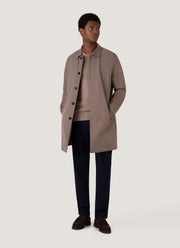 Men's Roxburgh Cashmere Jumper in Natural Brown