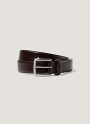Men's Smart Leather Belt in Brown