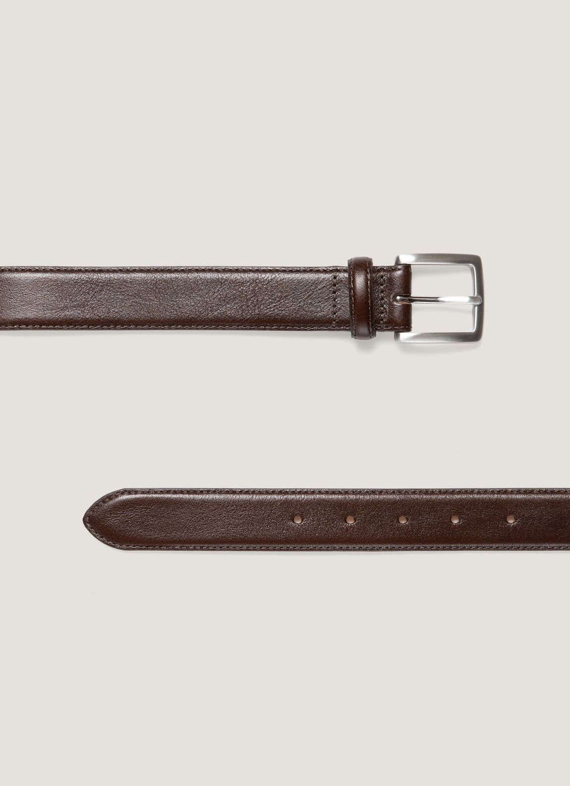 Men's Smart Leather Belt in Brown