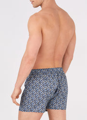 Men's Liberty Print Boxer Shorts in Blue Orchard