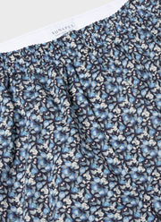 Men's Liberty Print Boxer Shorts in Blue Orchard