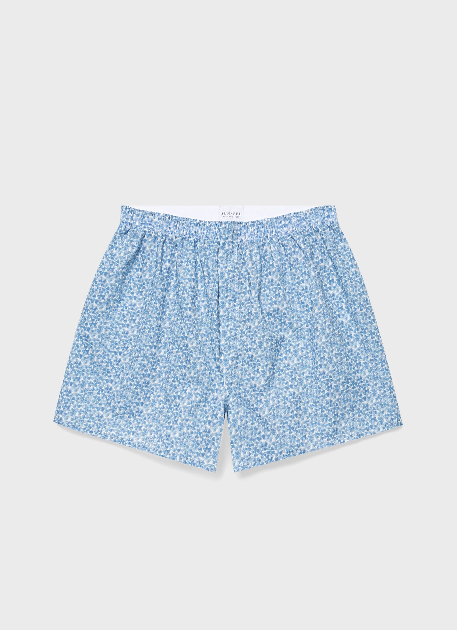 Men's Classic Boxer Short in Liberty Fabric in Blue Cover