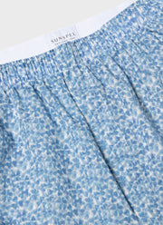Men's Classic Boxer Short in Liberty Fabric in Blue Cover