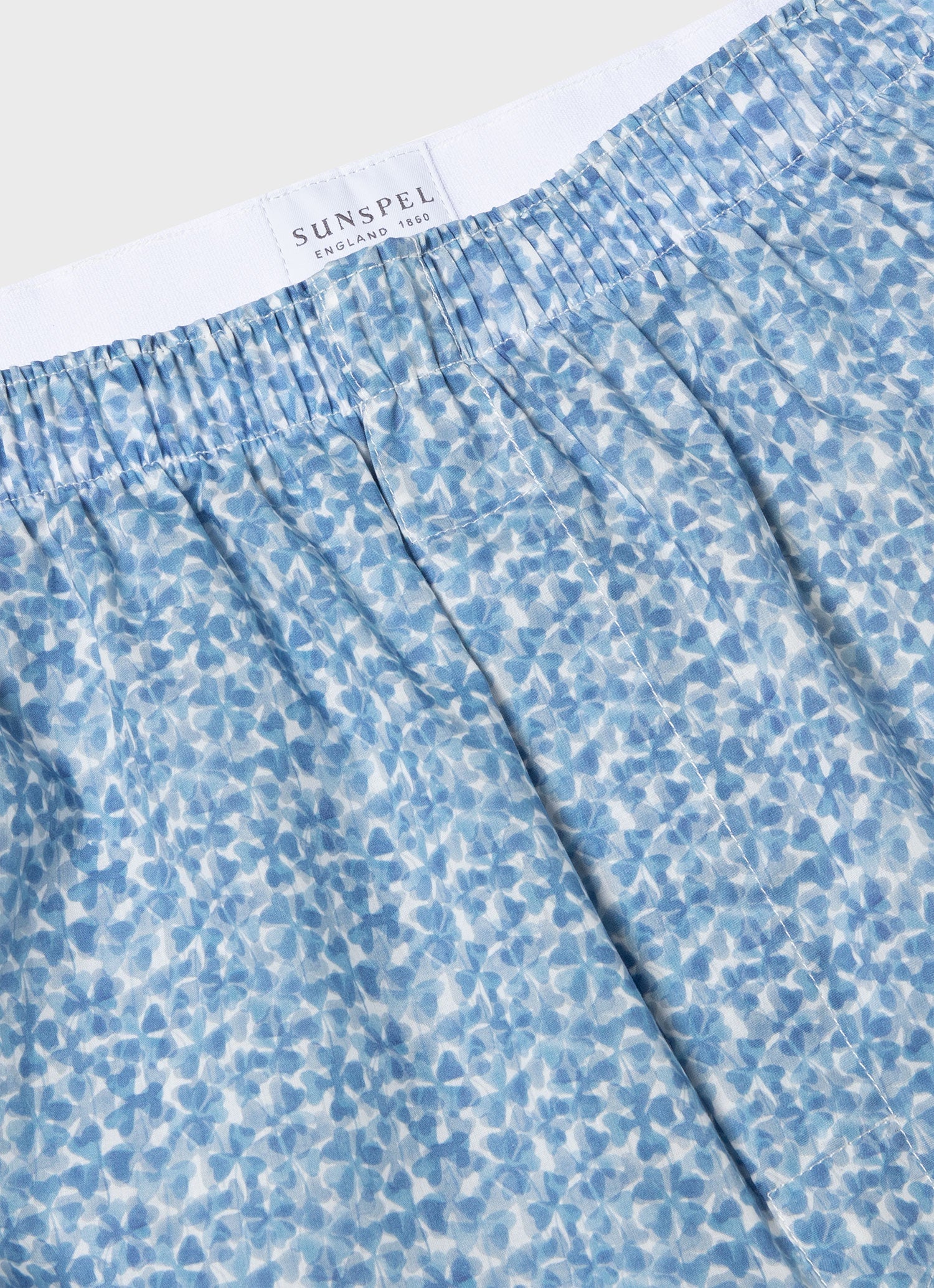 Men's Classic Boxer Short in Liberty Fabric in Blue Cover