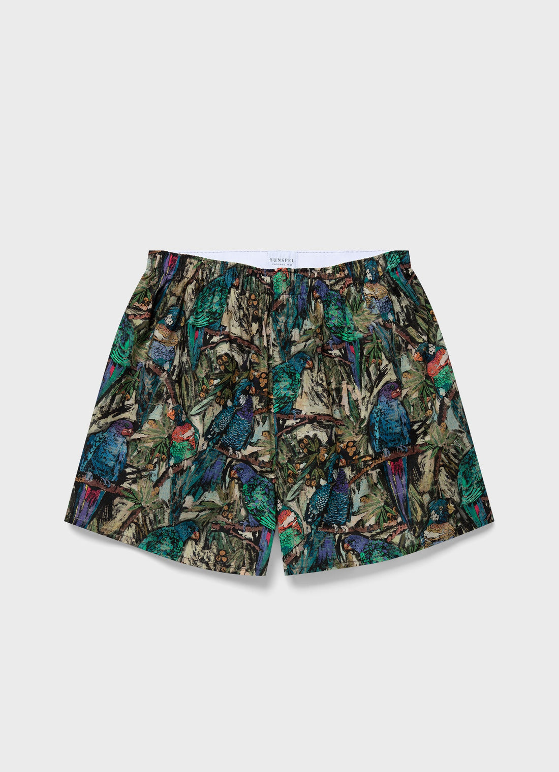 Men's Classic Boxer Shorts in Liberty Fabric in Jungle