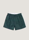 Men's Classic Boxer Short in Liberty Fabric in Steel Green Bloom