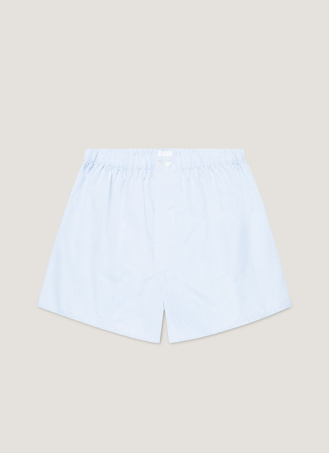 Men's Sea Island Cotton Boxer Short in Light Blue