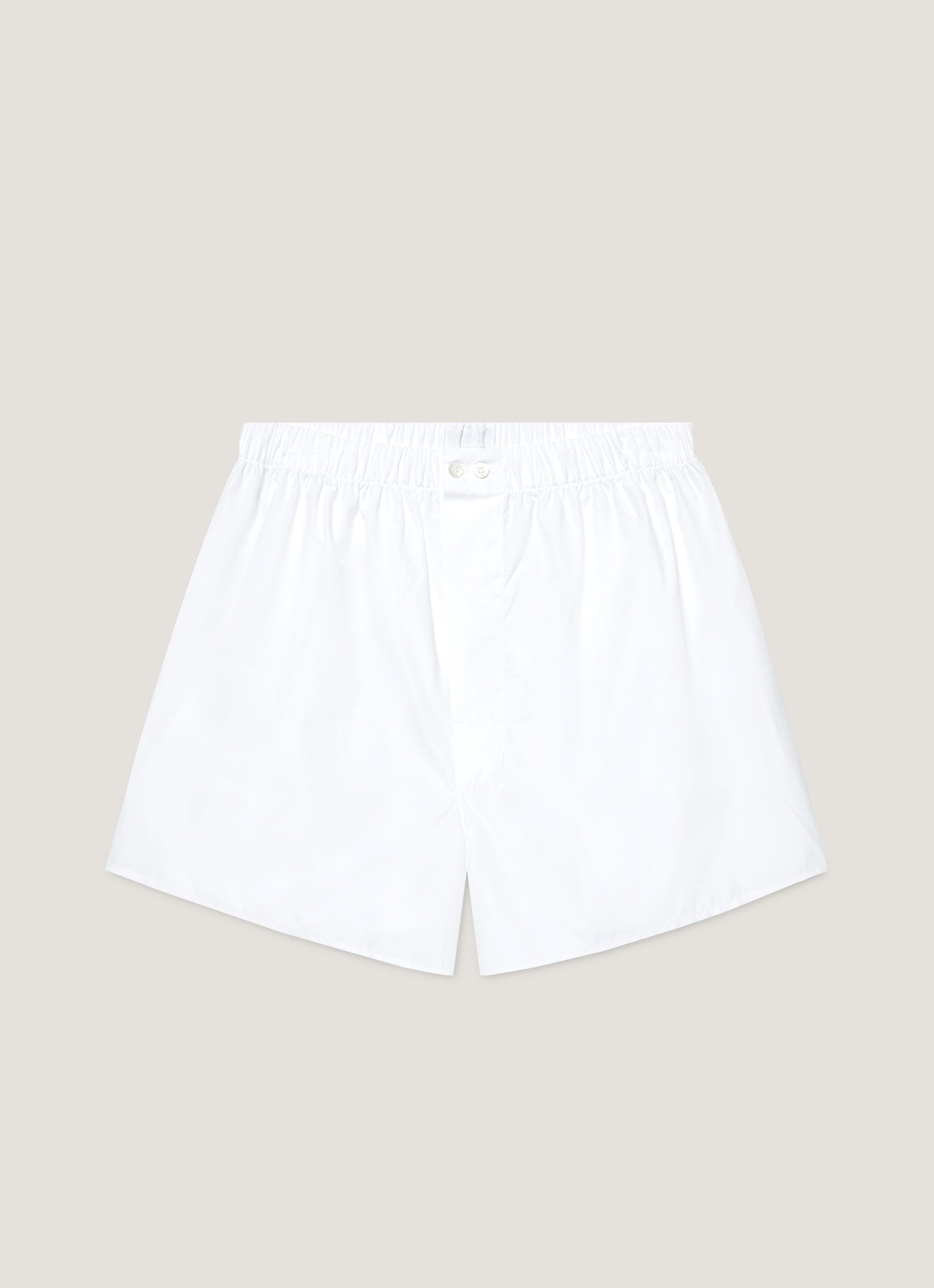 Men's Sea Island Cotton Boxer Short in White