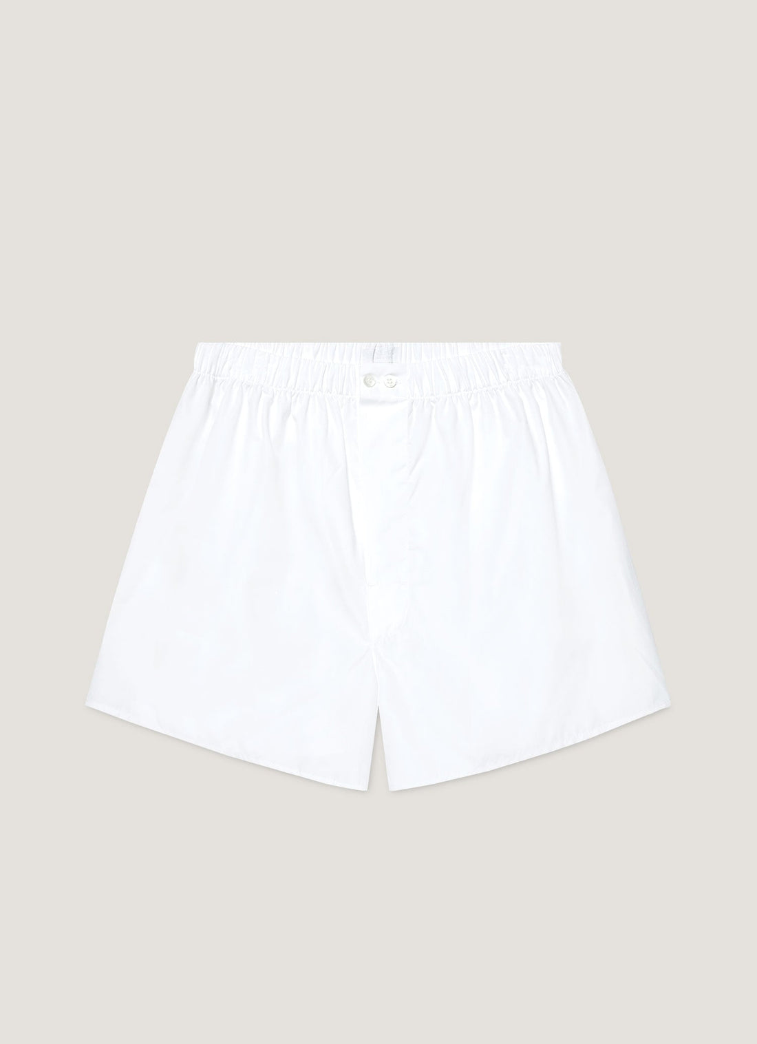 Men's Sea Island Cotton Boxer Short in White