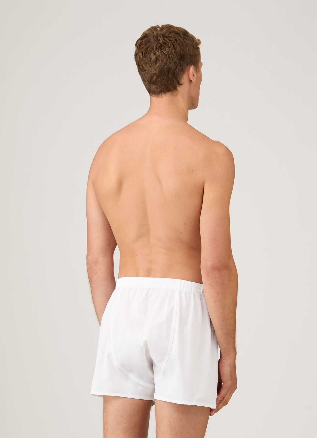 Men's Sea Island Cotton Boxer Short in White
