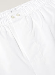 Men's Sea Island Cotton Boxer Short in White