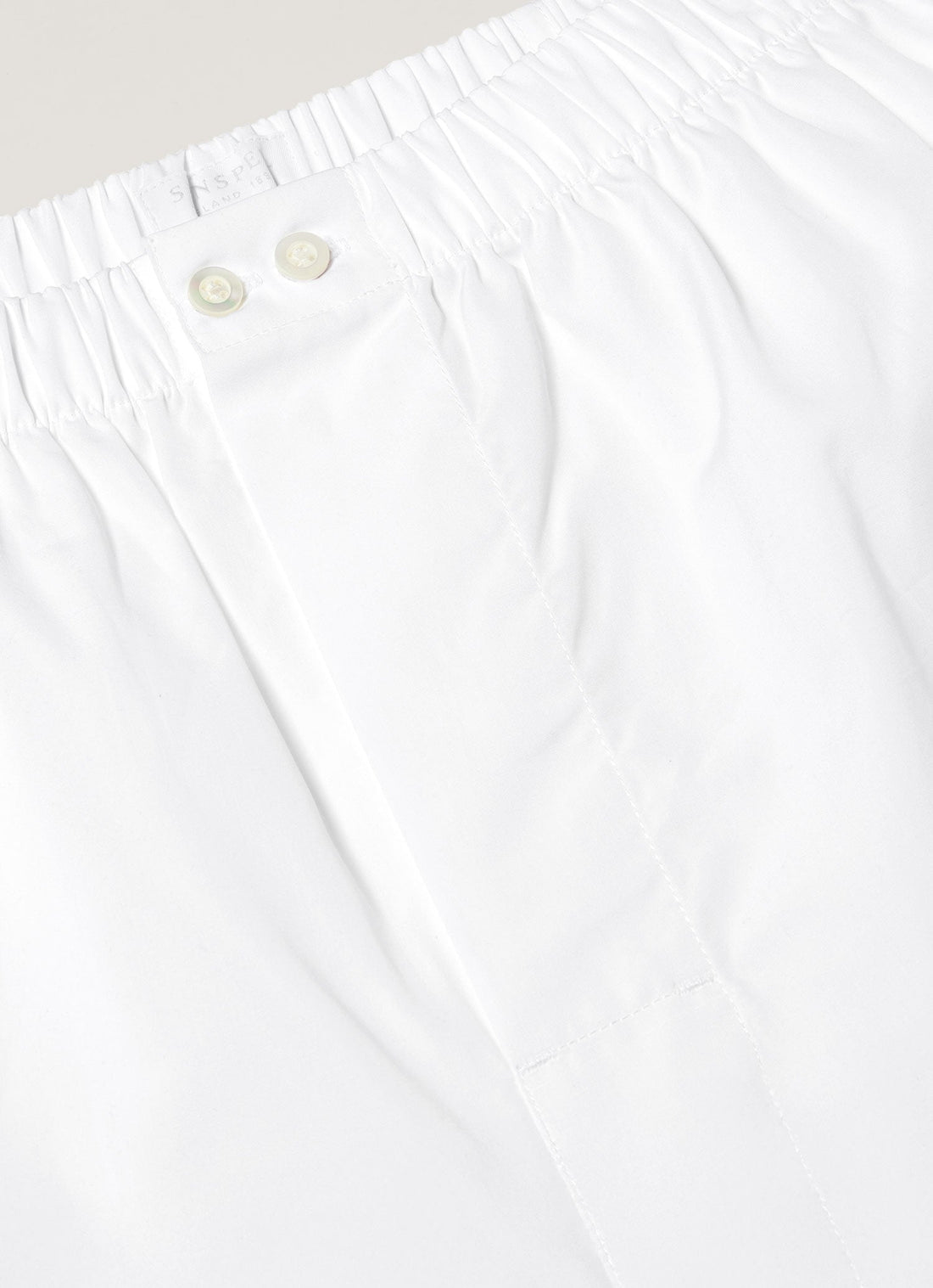 Men's Sea Island Cotton Boxer Short in White