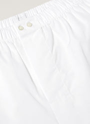 Men's Sea Island Cotton Boxer Short in White