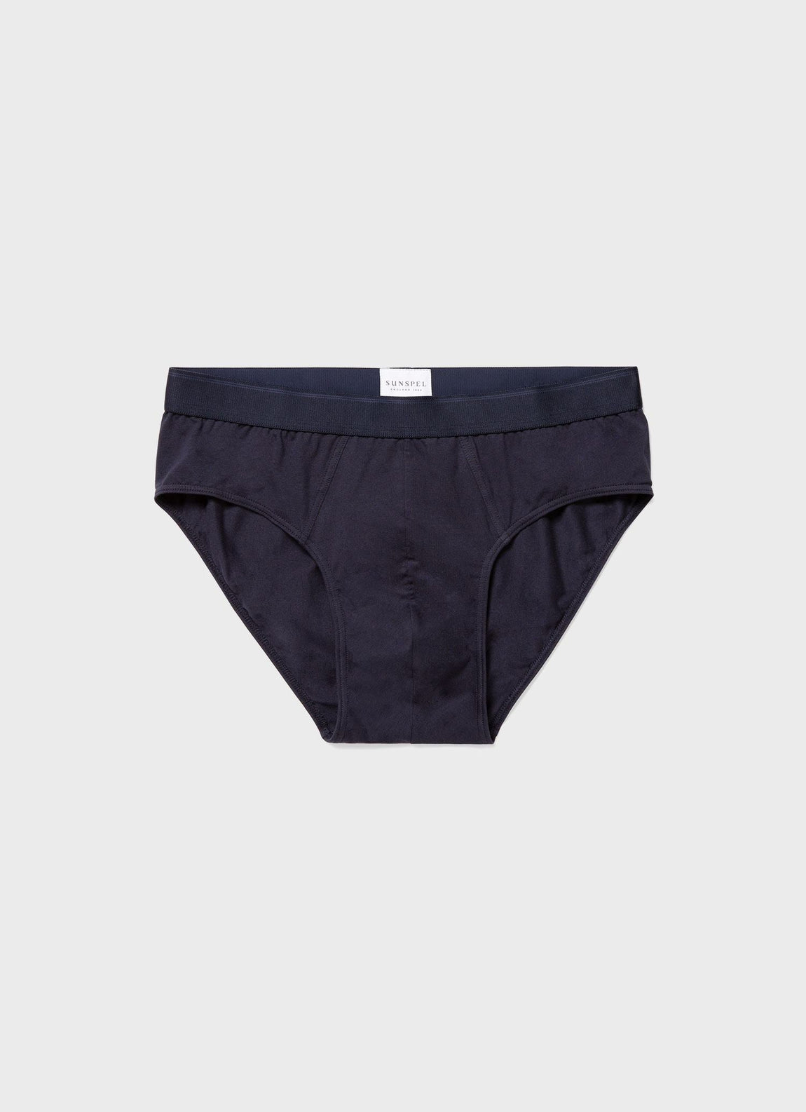 Men's Stretch Cotton Briefs in Navy