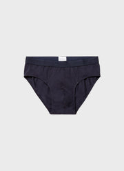 Men's Stretch Cotton Briefs in Navy