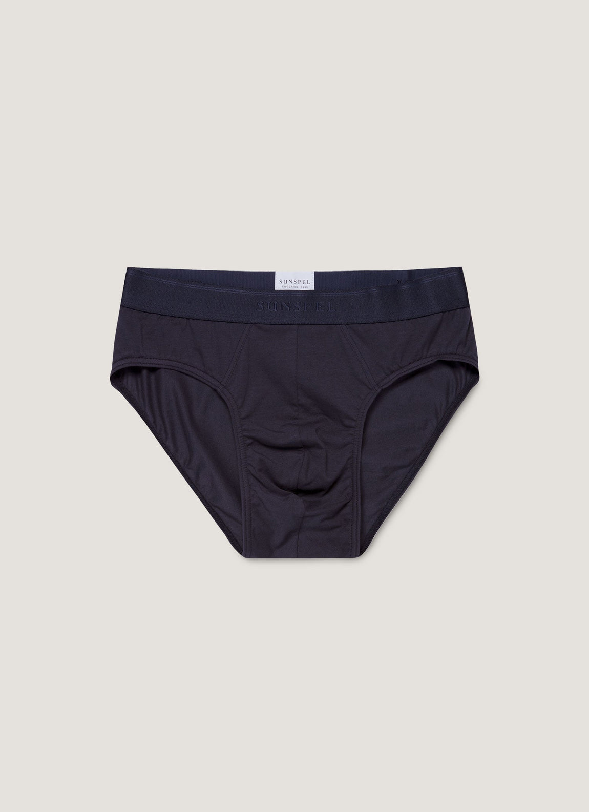 Men's Stretch Cotton Briefs in Navy