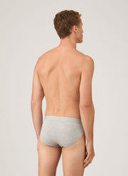 Men's Tencel™ Briefs in Grey Melange