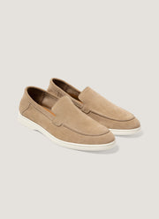 Men's Suede Loafer in Sand