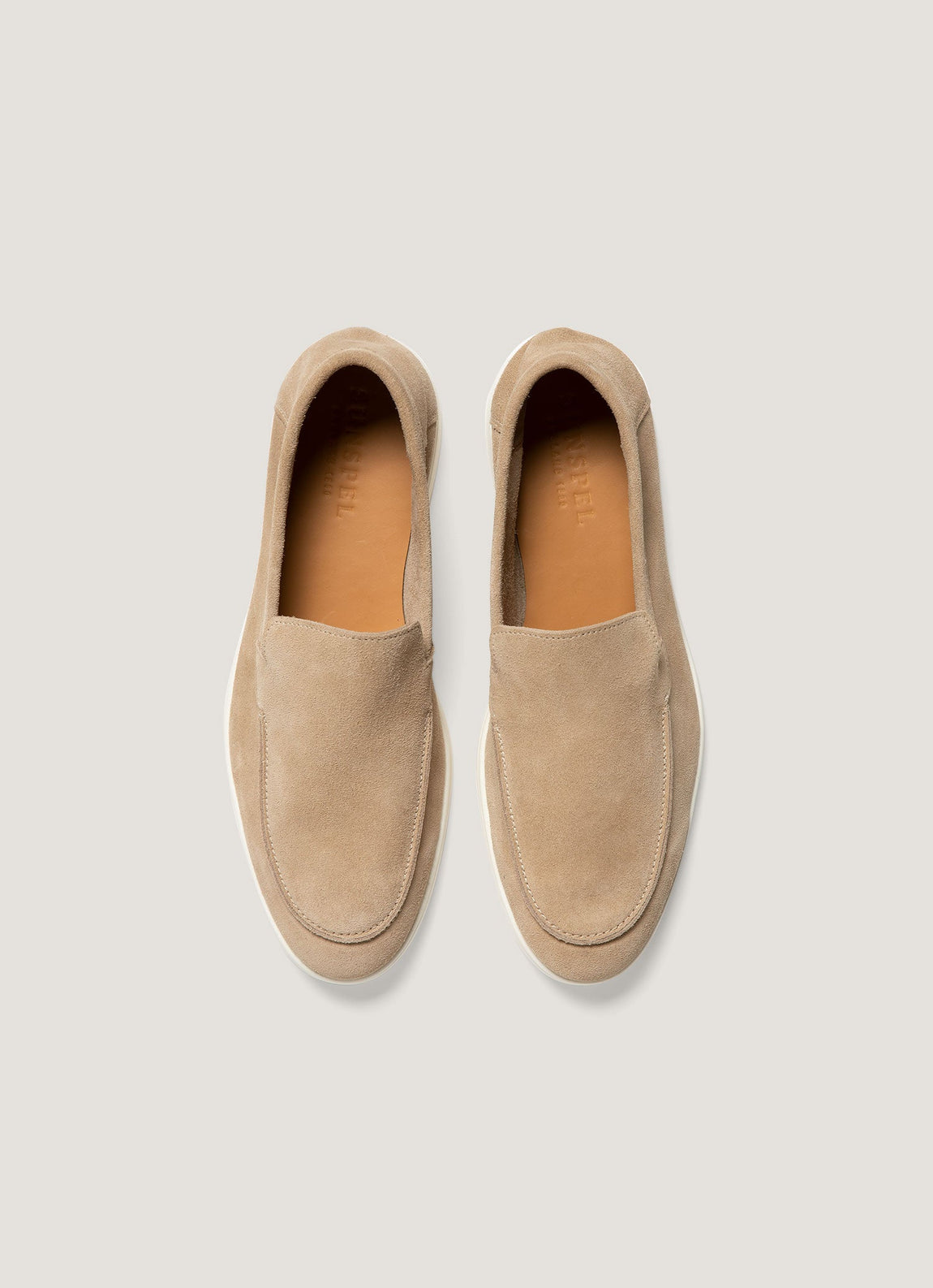 Men's Suede Loafer in Sand