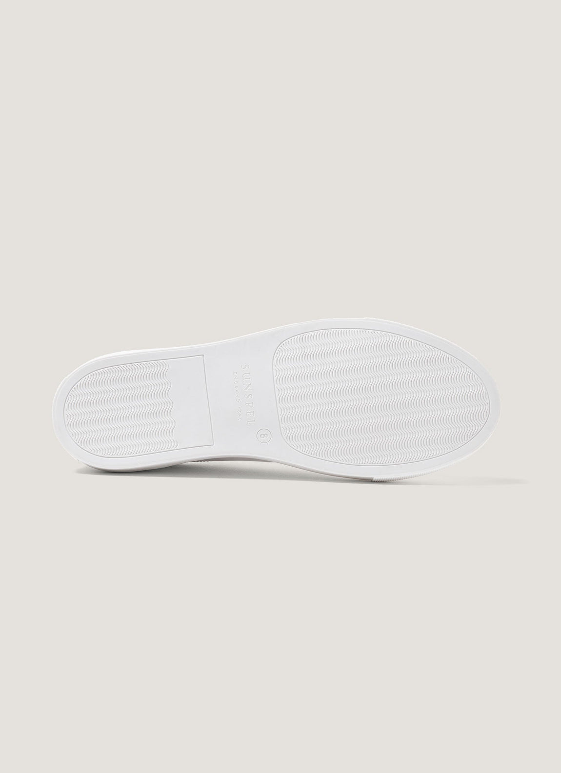 Men's Leather Tennis Shoe in White