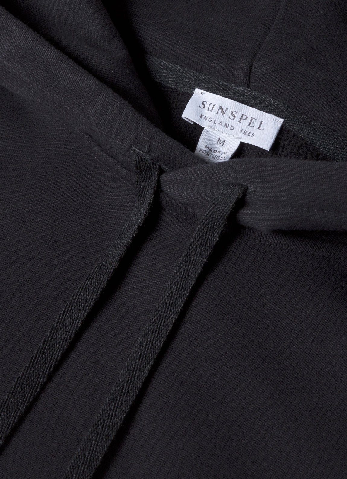 Men's Loopback Hoodie in Black