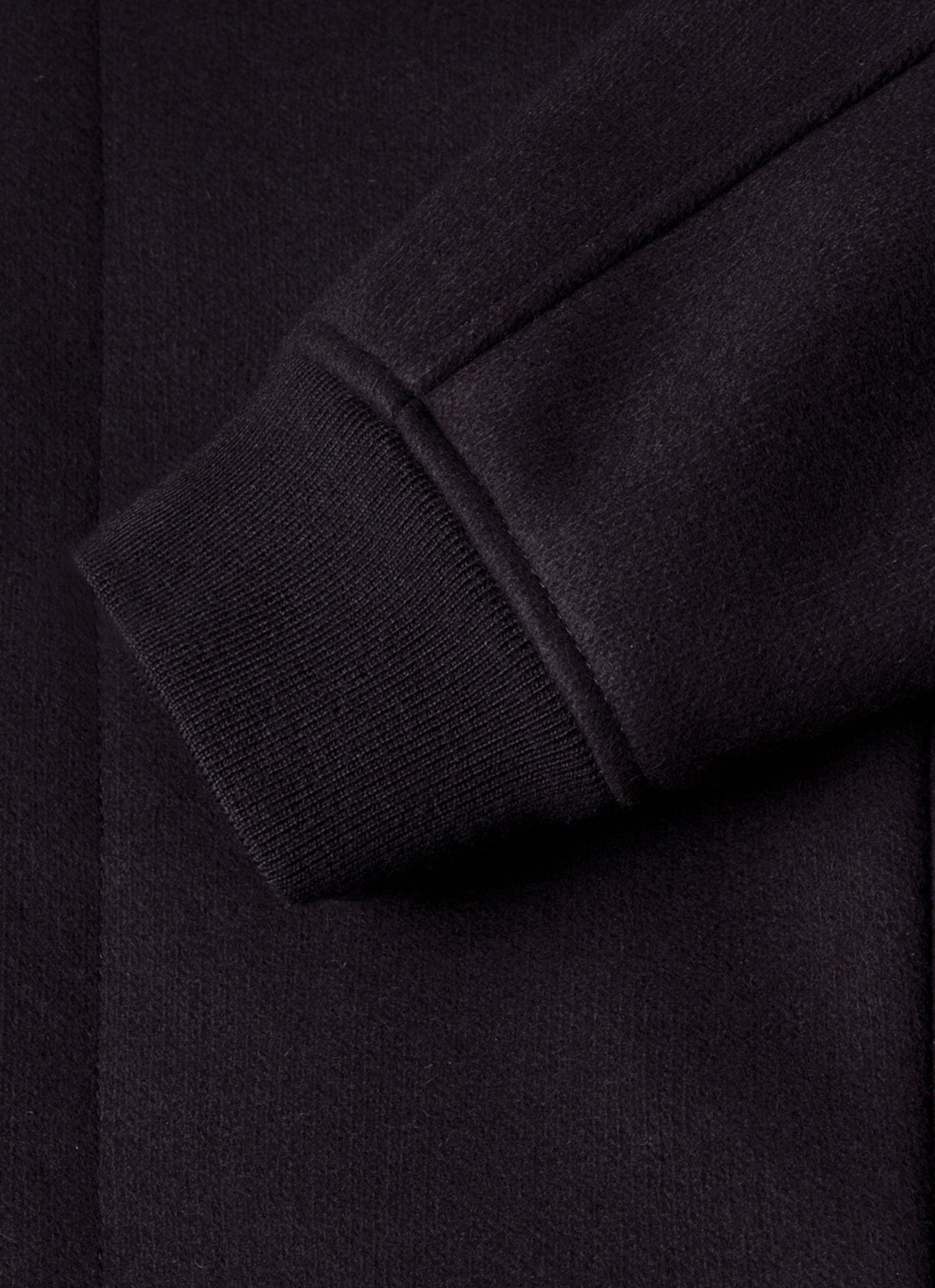 Men's Wool Bomber Jacket in Navy