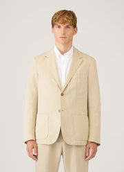 Men's Cotton Linen Blazer in Hazelwood