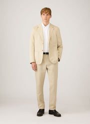 Men's Cotton Linen Blazer in Hazelwood