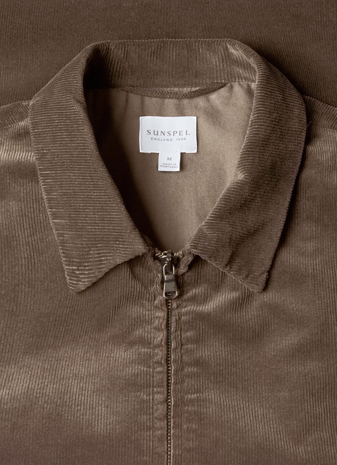 Men's Corduroy Harrington Jacket in Bark