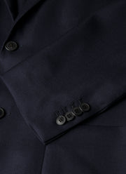 Men's Lightweight Travel Wool Blazer in Navy