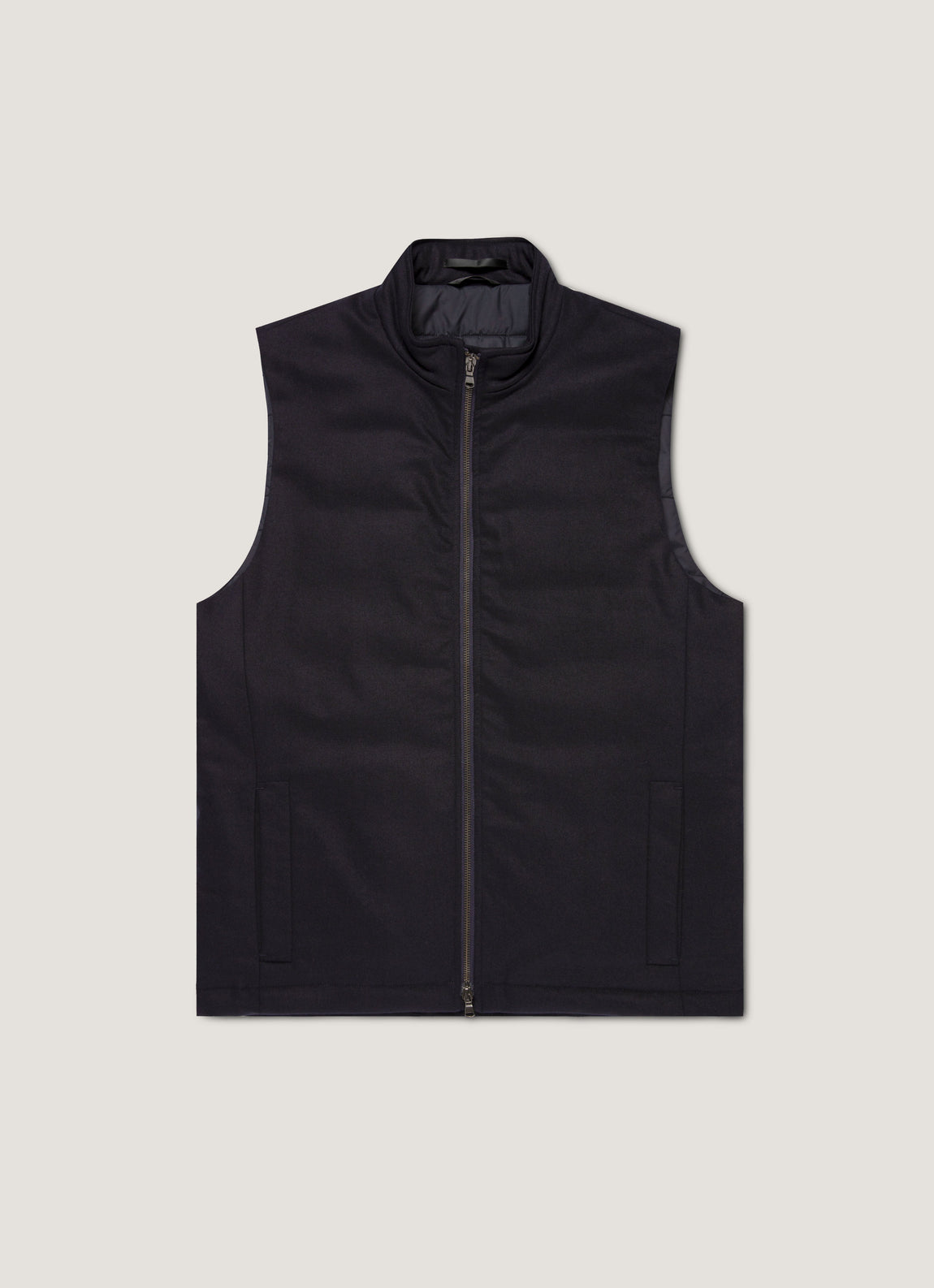 Men's Wool Cashmere Gilet in Navy