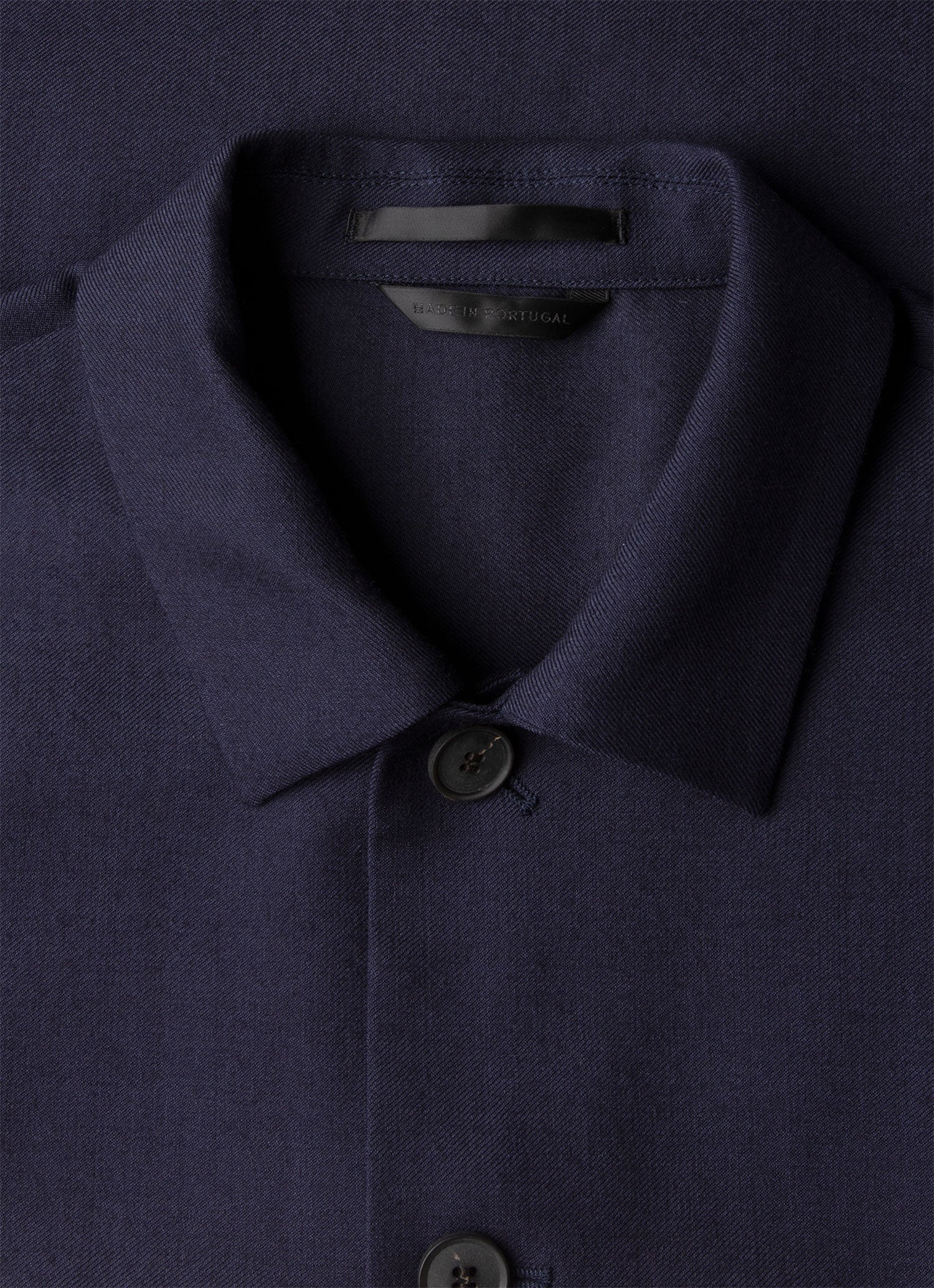 Men's Wool Twill Jacket in Navy