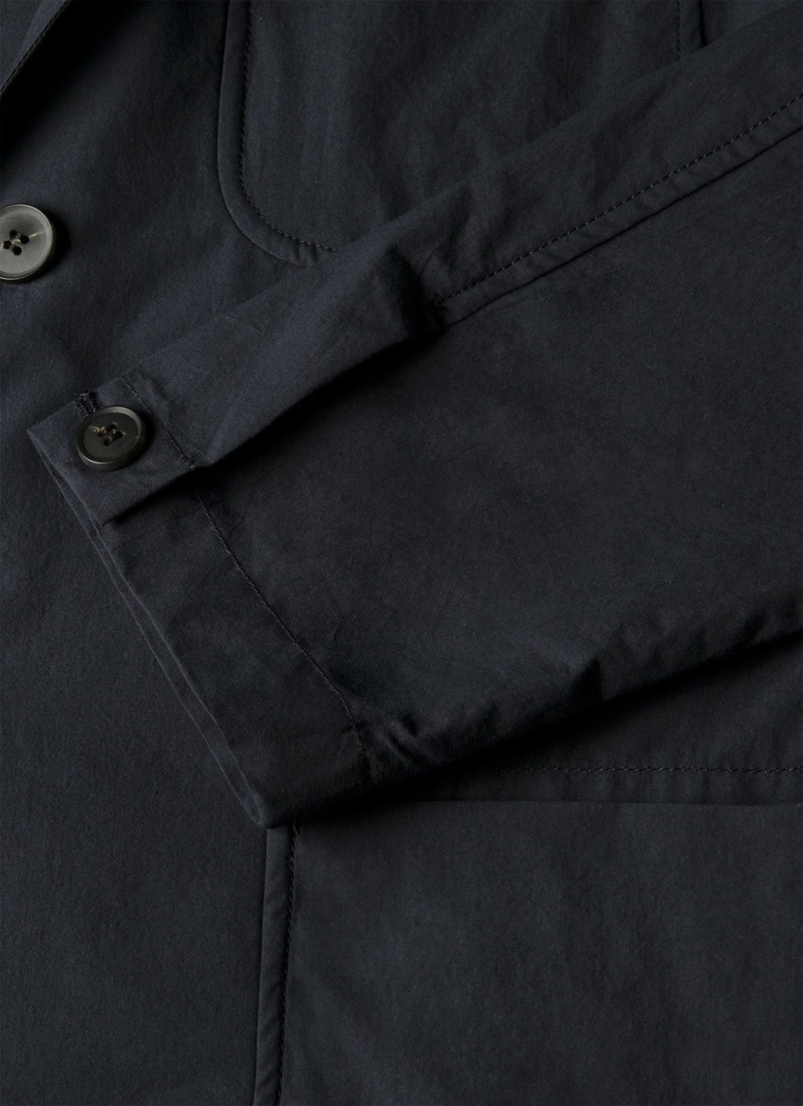 Men's Lightweight Cotton Poplin Jacket in Navy