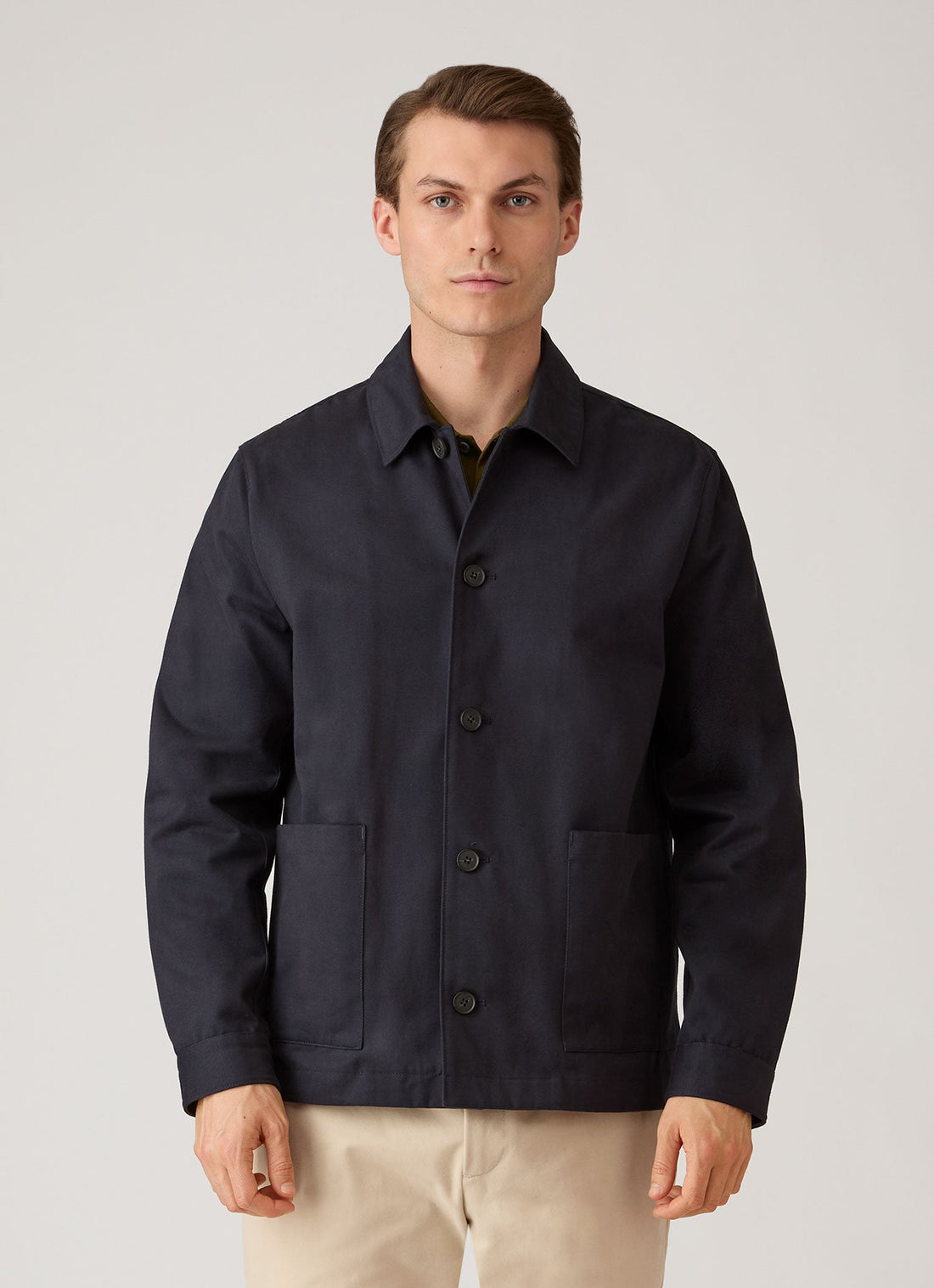 Cotton Drill Chore Jacket