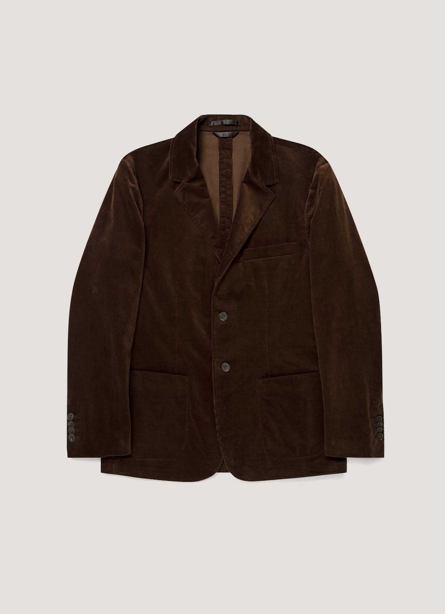 Men's Corduroy Blazer in Dark Chocolate | Sunspel