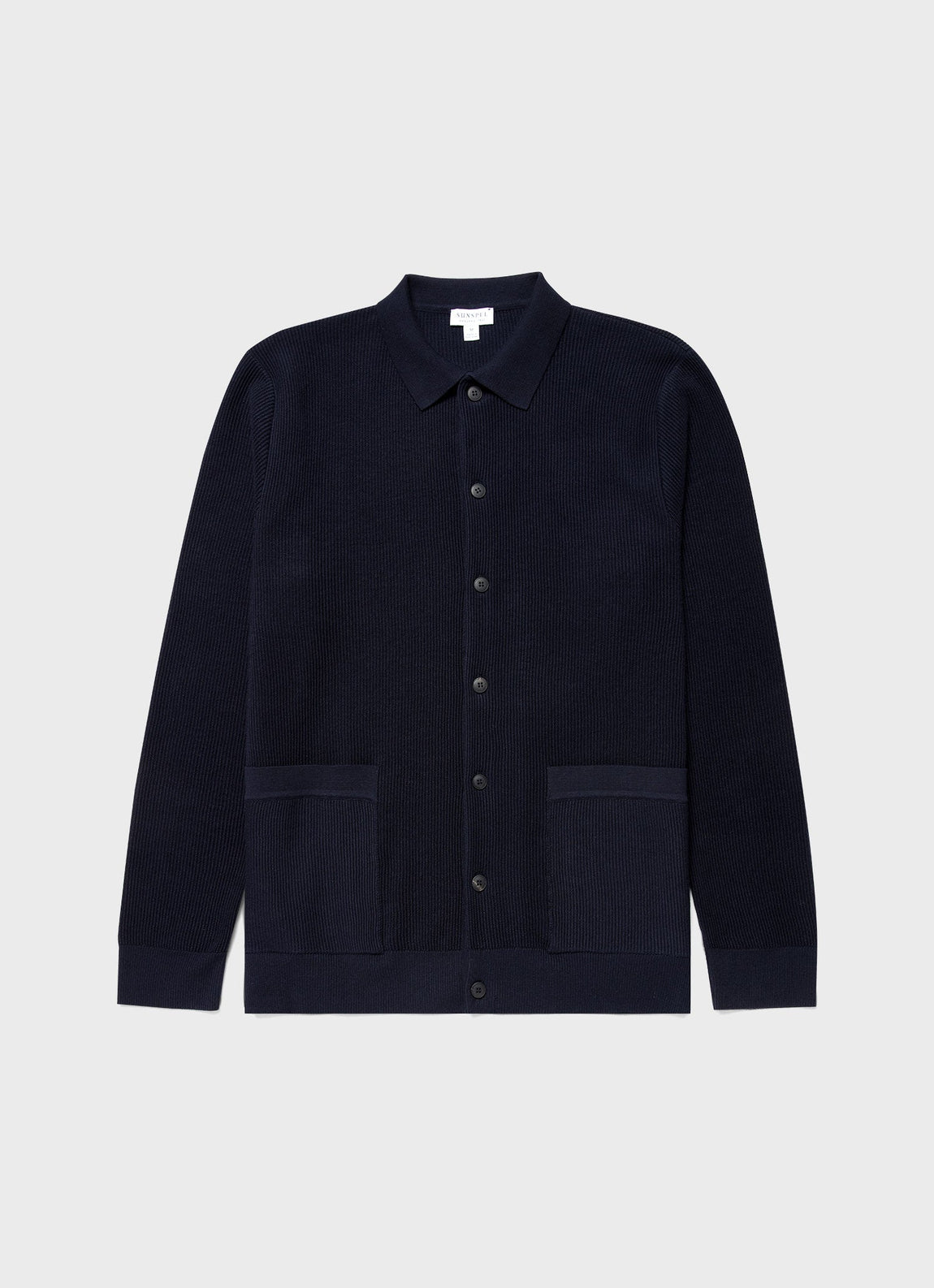 Men's Knitted Jacket in Navy