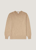 Men's Roxburgh Cashmere Jumper in Natural Brown