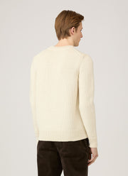 Men's Fisherman Jumper in Ecru