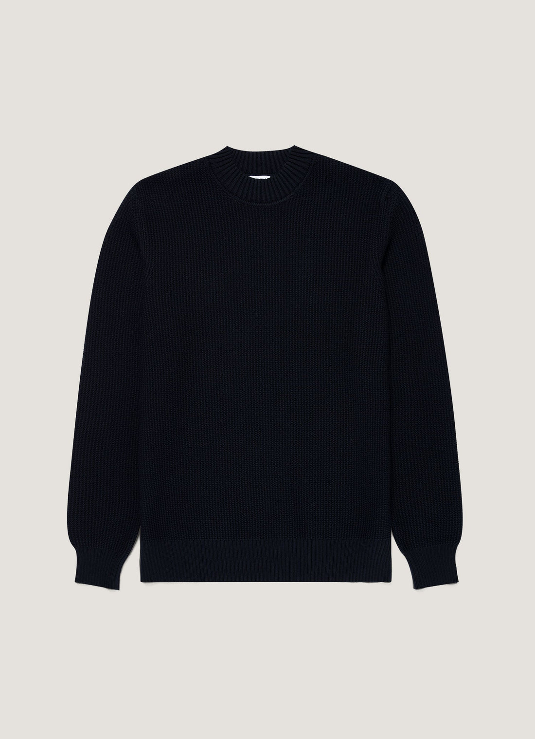 Men's Cotton Crew Neck Jumper in Navy