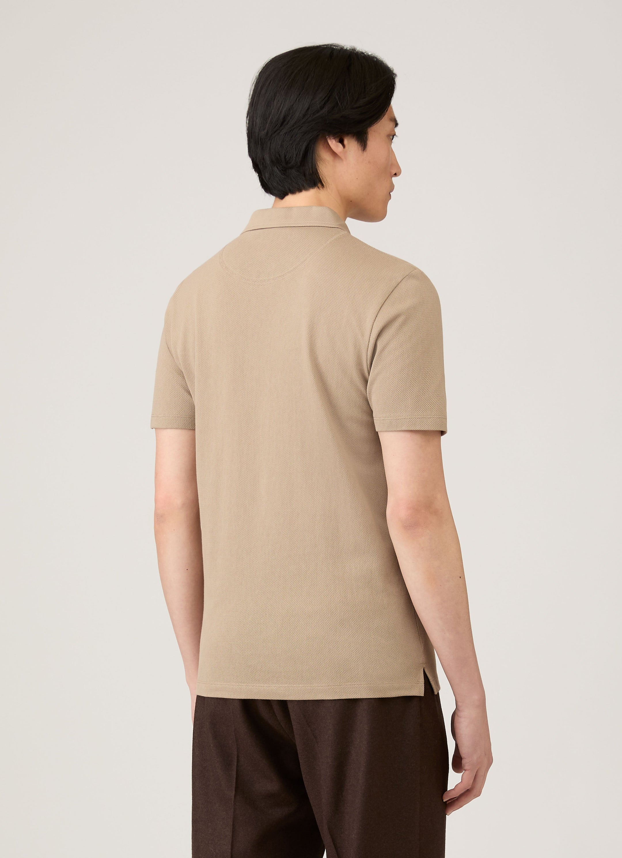 Men's Riviera Polo Shirt in Mink