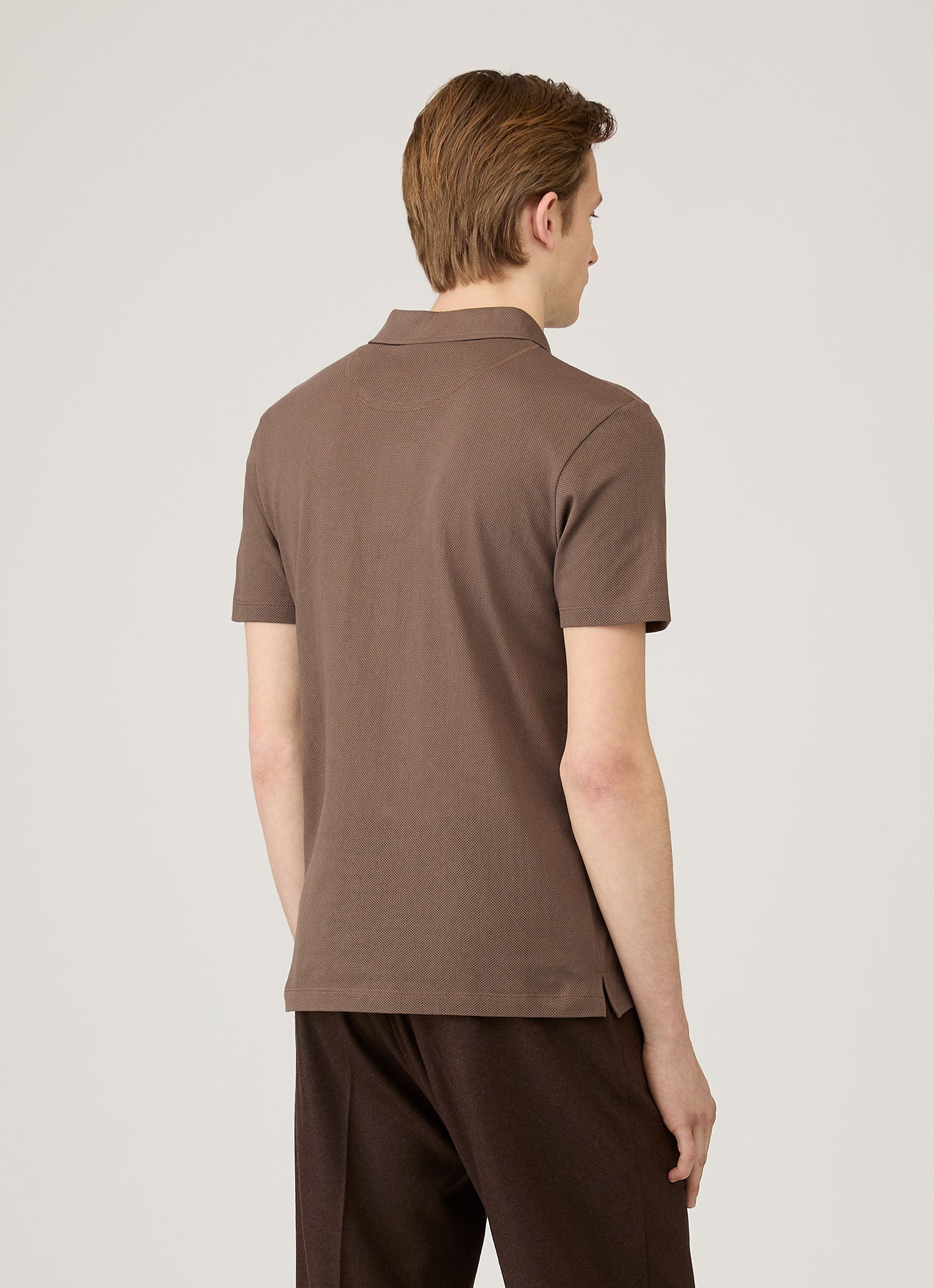 Men's Riviera Polo Shirt in Bark