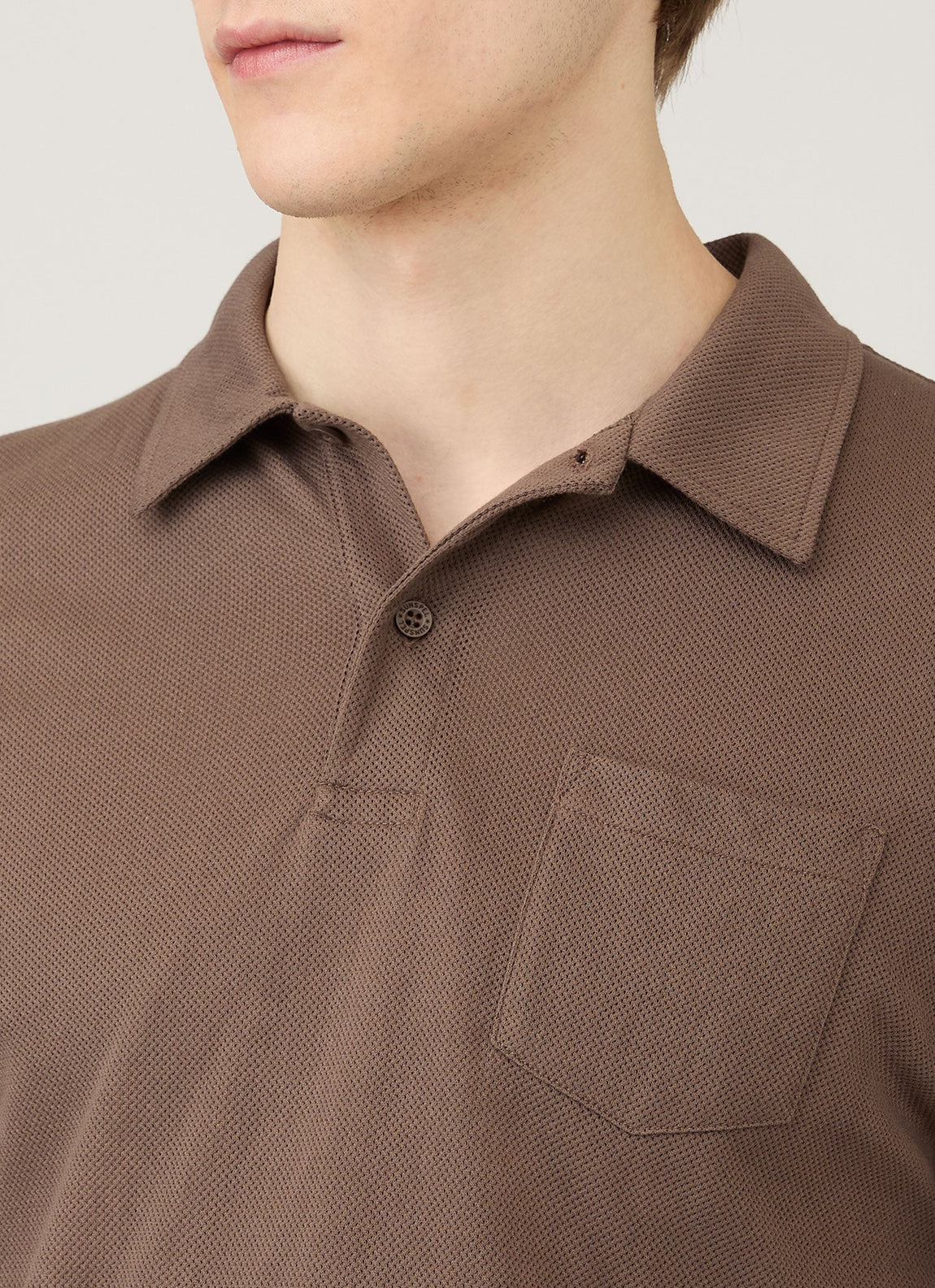Men's Riviera Polo Shirt in Bark