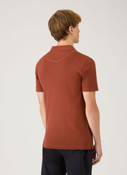 Men's Riviera Polo Shirt in Rust